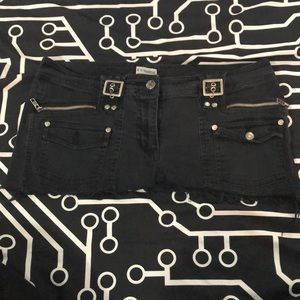 Bile patch skirt goth industrial rock psychobilly cyberpunk cybergoth